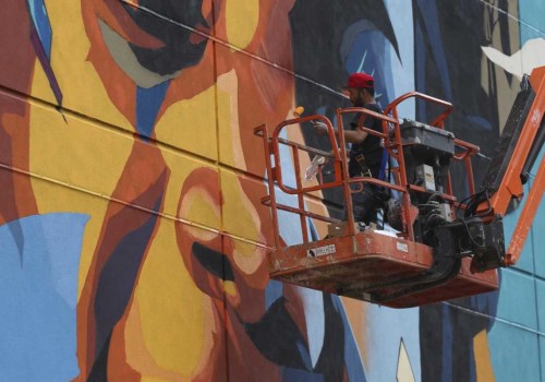What is the process for maintaining a mural or graffiti piece in harris county?